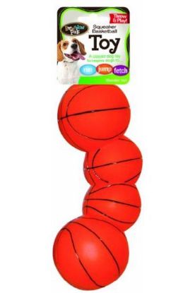 Picture of Bow Wow Pals Sport Vinyl Squeak Toys 1 Pc