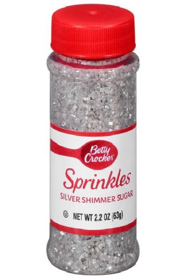Picture of Betty Crocker Cupcake Gem Silver Sugar 2.20 Oz