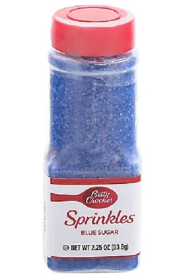Picture of Betty Crocker Blue Sugar Sprinkles 2.25 Oz