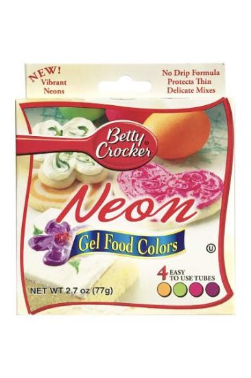 Picture of Betty Crocker Neon Gel Food Coloring 2.70 Oz