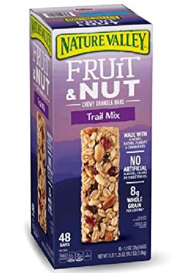 Picture of Nature Valley Trail Mix Chewy Fruit & Nut Granola Bars 5 Ct