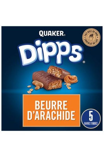 Picture of Quaker Dipps Peanut Butter Granola Bars 5 Ct