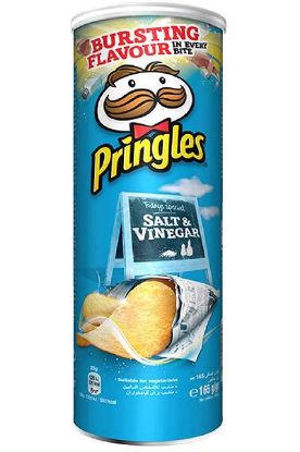 Picture of Pringles Salt & Vinegar Flavour Chips 156 Grams