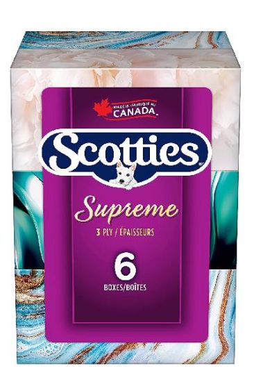 Picture of Scotties Supreme White Tissue 3ply 88 Ct
