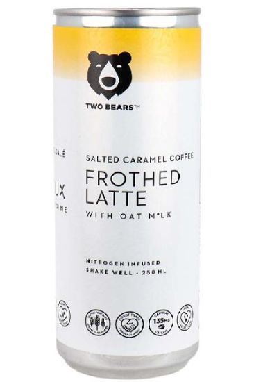 Picture of Two Bears Salted Caramel Frothed Coffee Latte 250 Ml