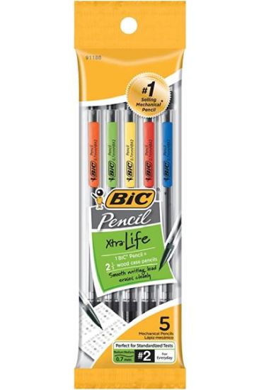 Picture of Bic Stationery Mechanical Pencils .5mm 5 Ct