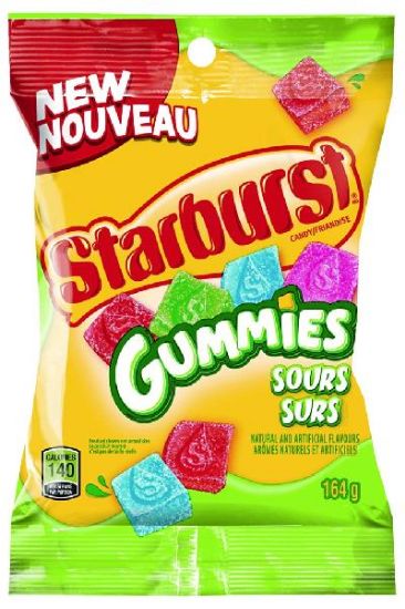 Picture of Starburst Gummies Sours 164 Grams