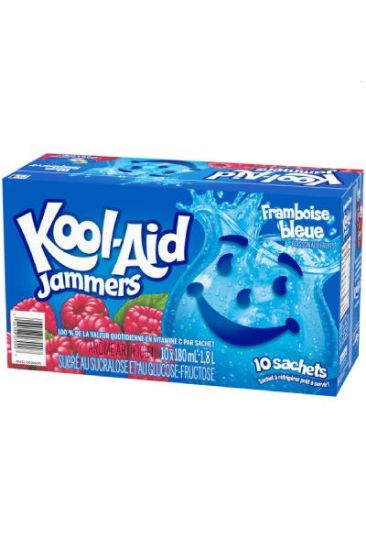 Picture of Kool Aid Jammers Blue Raspberry Juice 180 Ml