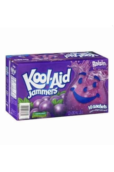 Picture of Kool Aid Jammers Grape Raisin Juice 180 Ml