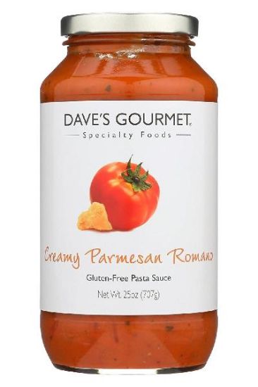 Picture of Dave/'s Creamy Parmesan Romano Pasta Sauce 25 Oz