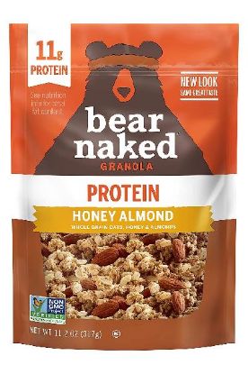 Picture of Bear Naked Honey Almond Protein All Natural Granola 11.2 Oz