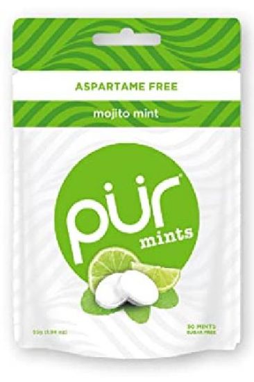 Picture of Pur Aspartame Free Mojito Lime Mints Bag 0.8 Oz