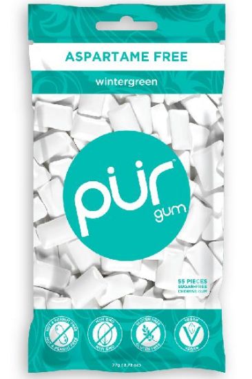 Picture of Pur Aspartame Free Wintergreen Gum Blister Pack 0.8 Oz