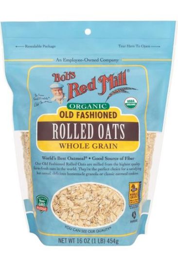 Picture of Bob/'s Red Mill Organic Oats Rolled Quick 16 Oz