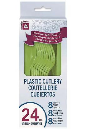 Picture of Premier Cutlery Lime Green 24 Ct
