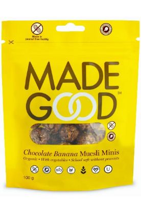 Picture of Madegood Chocolate Banana Granola Minis Pouch 100 Grams
