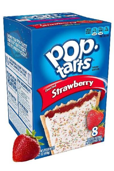 Picture of Kellogg/'s Pop Tarts Frosted Strawberry Flavour 384 Grams
