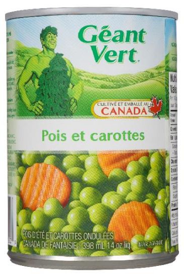 Picture of Green Giant Peas & Carrots 398 Ml