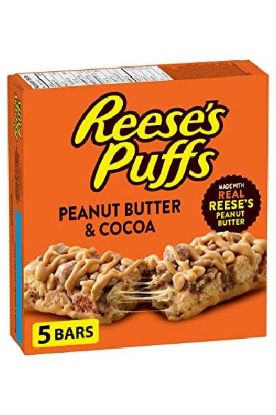 Picture of Reese Peanut Butter & Cocoa Cereal Bar 120 Grams