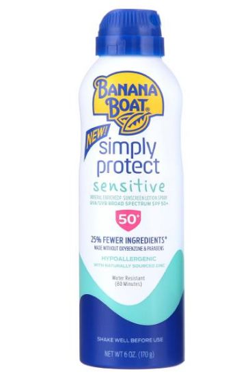 Picture of Banana Boat Simply Protect Sensitive Spf50 6 Oz