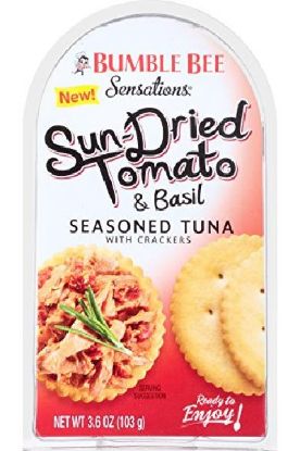 Picture of Bumble Bee Sun Dried Tomato & Basil Seasoned Tuna With Cracke 3.60 Oz