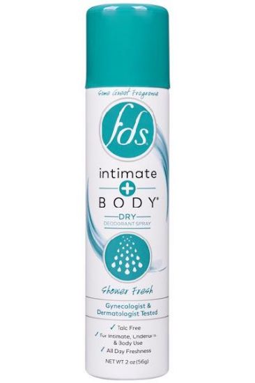 Picture of Fds Shower Fresh Dry Body Deodorant Spray 2 Oz