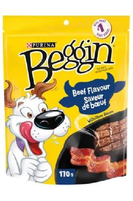 Picture of Purina Beggin Beef With Bacon Flavor Dog Snack 170 Grams