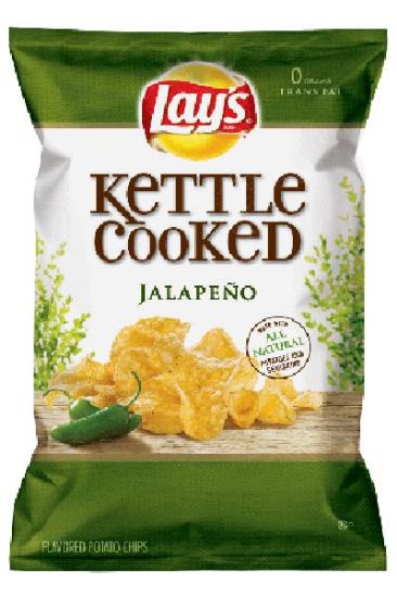 Picture of Lay/'s Kettle Cooked Jalapeno Flavour Chips 6.5 Oz