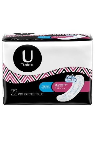 Picture of U By Kotex Regular Ultra Thin Pads 22 Ct