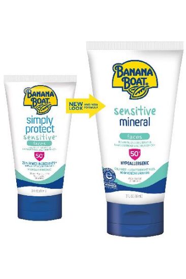 Picture of Banana Boat Sensitive Mineral Faces Spf50 3 Oz