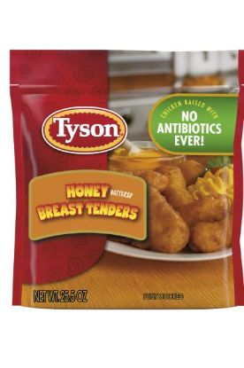 Picture of Tyson Fully Cooked Honey Battered Breast Tenders 25.5 Oz