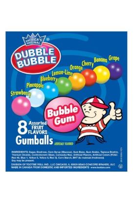 Picture of Dubble Bubble Assorted Gum Balls 1 Pc