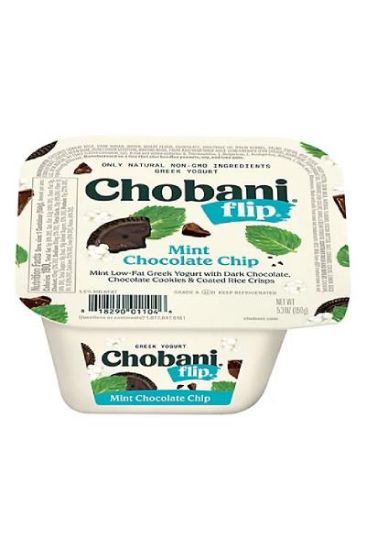 Picture of Chobani Yogurt Greek Flip Mint Choc Chip 5.3 Oz