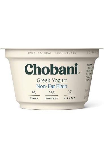 Picture of Chobani Yogurt Greek Plain 0% 5.3 Oz