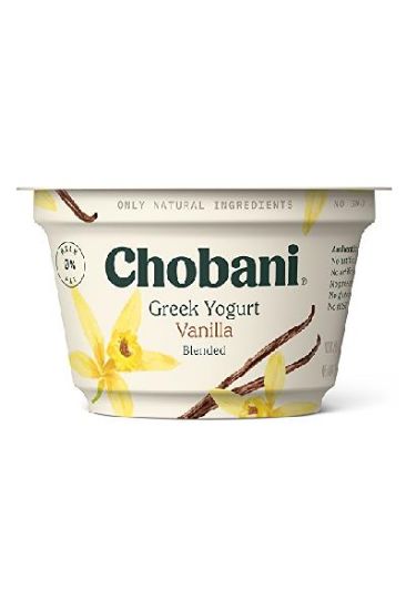 Picture of Chobani Yogurt Greek Vanilla 0% 5.3 Oz