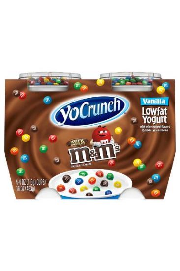 Picture of Yocrunch Cups Vanilla W/M&Ms 4 Pk