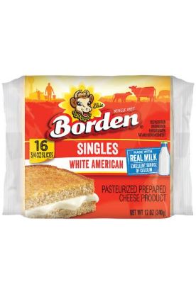 Picture of Borden White American Cheese 12 Oz