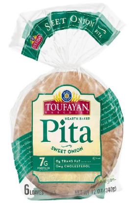 Picture of Toufayan Pita Bread Sweet Onion 12 Oz
