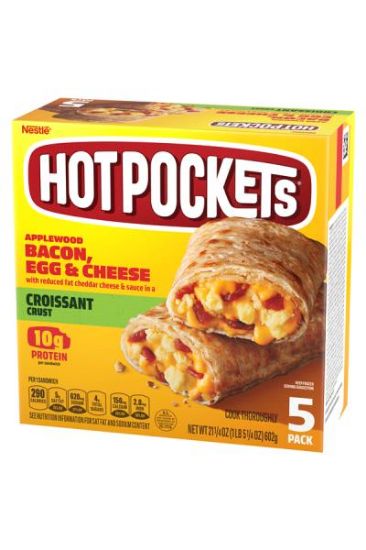 Picture of Hot Pockets Croissant Crust Bacon Egg & Cheese 2pk 8.5 Oz