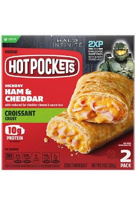 Picture of Hot Pockets Croissant Crust Ham & Cheddar 2pk 9 Oz