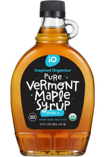 Picture of Inspired Organics Pure Vermont Maple Syrup 12 Oz