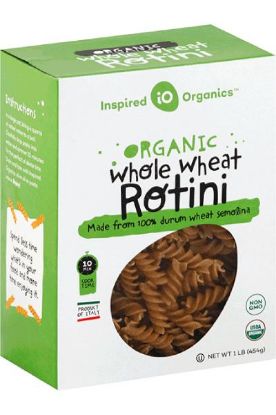 Picture of Inspired Organics Pasta Rotini Whole Wheat 16 Oz