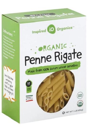 Picture of Inspired Organics Pasta Penne Rigate 16 Oz