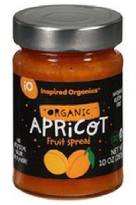 Picture of Inspired Organics Fruit Spread Apricot 10 Oz