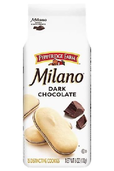 Picture of Pepperidge Milano Rich Dark Chocolate 6 Oz