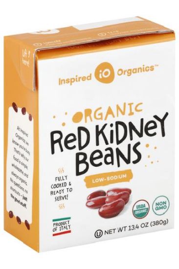 Picture of Inspired Organics Beans Red Kidney Low Sodium 14 Oz
