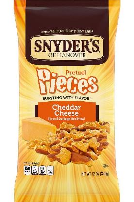 Picture of Snyder/'s Pretzels Pieces With Cheddar Cheese 12 Oz