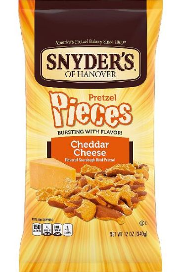 Picture of Snyder/'s Pretzels Pieces With Cheddar Cheese 12 Oz