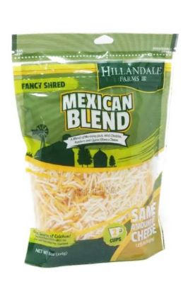 Picture of Hillandale Mexican Four Cheese Fancy Shredded 8 Oz