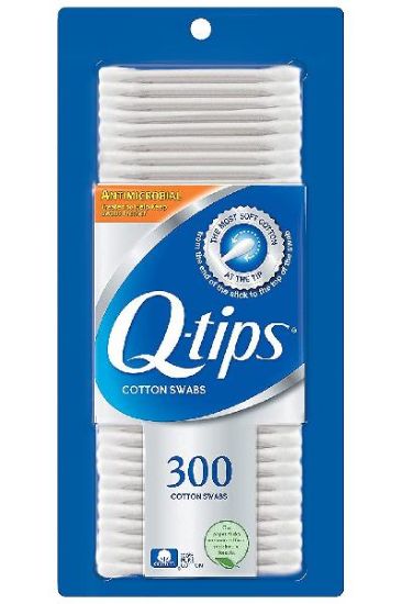 Picture of Q-tips Cotton Swabs 300 Ct
